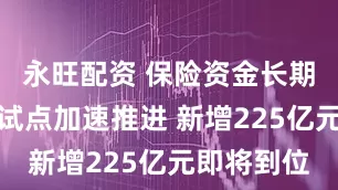 永旺配资 保险资金长期投资改革试点加速推进 新增225亿元即将到位
