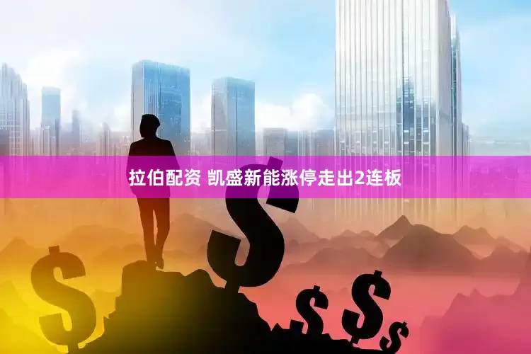 拉伯配资 凯盛新能涨停走出2连板